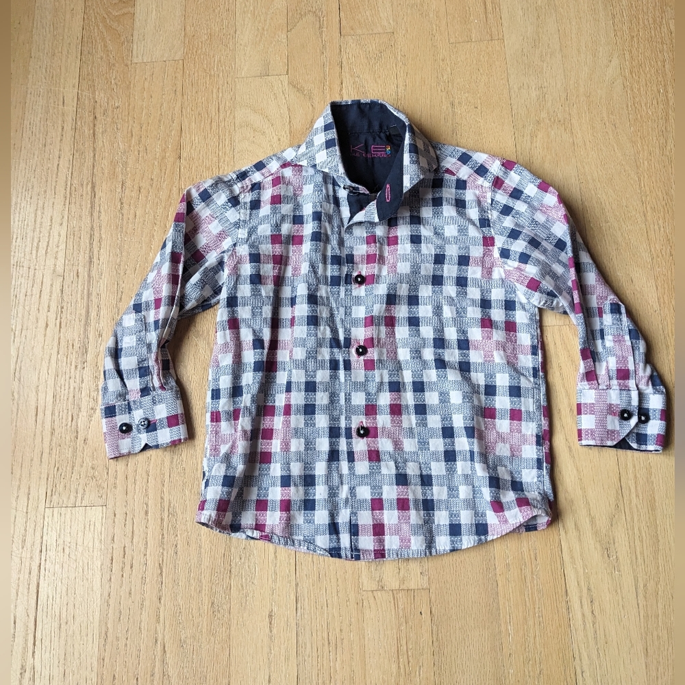 Ike Behar Boys button up shirt size 4t